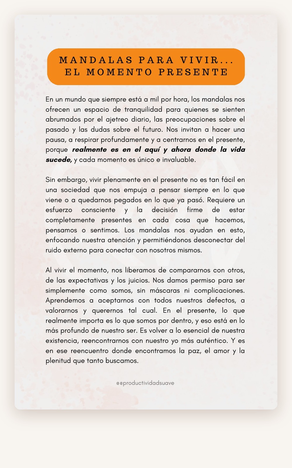 Página interior con ejercicio de reflexión diaria